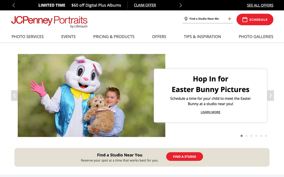 JCPenney Portraits studio preview