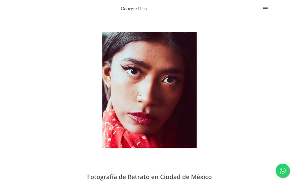 Fotógrafo publicidad, moda y retrato en Ciudad de México. Estudio fotografía profesional México.Georgie Uris studio preview