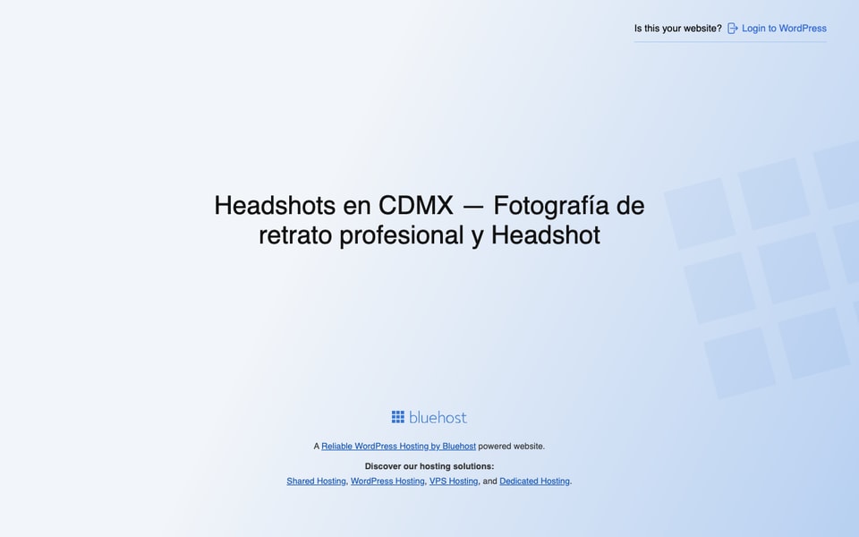Fotografía de Headshots CDMX studio preview