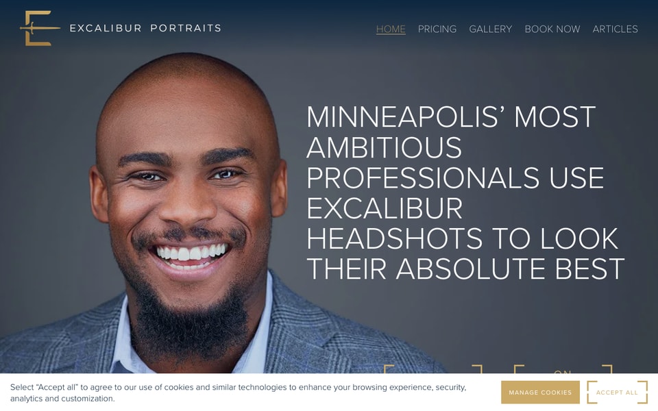 Excalibur Portraits & Headshots studio preview