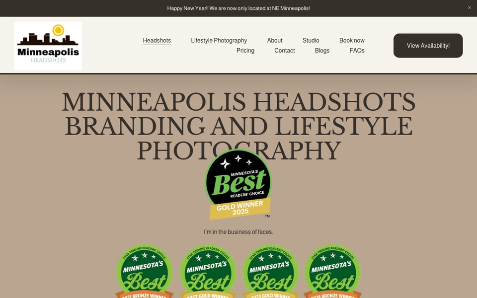 Minneapolis Headshots studio preview