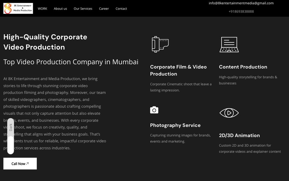 8K Production | Corporate Videography Live, Explainer Video, Photographer Mumbai studio preview