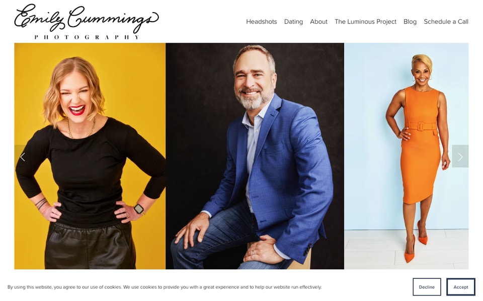 Emily Cummings Photography (Naperville and Chicago Dating, Headshot and Branding Photography) studio preview