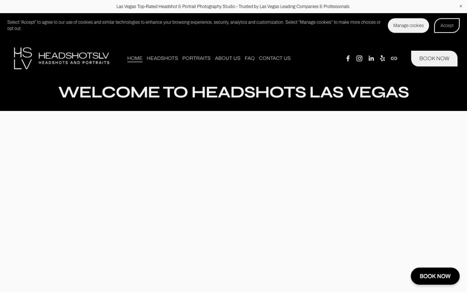 Headshots Las Vegas studio preview