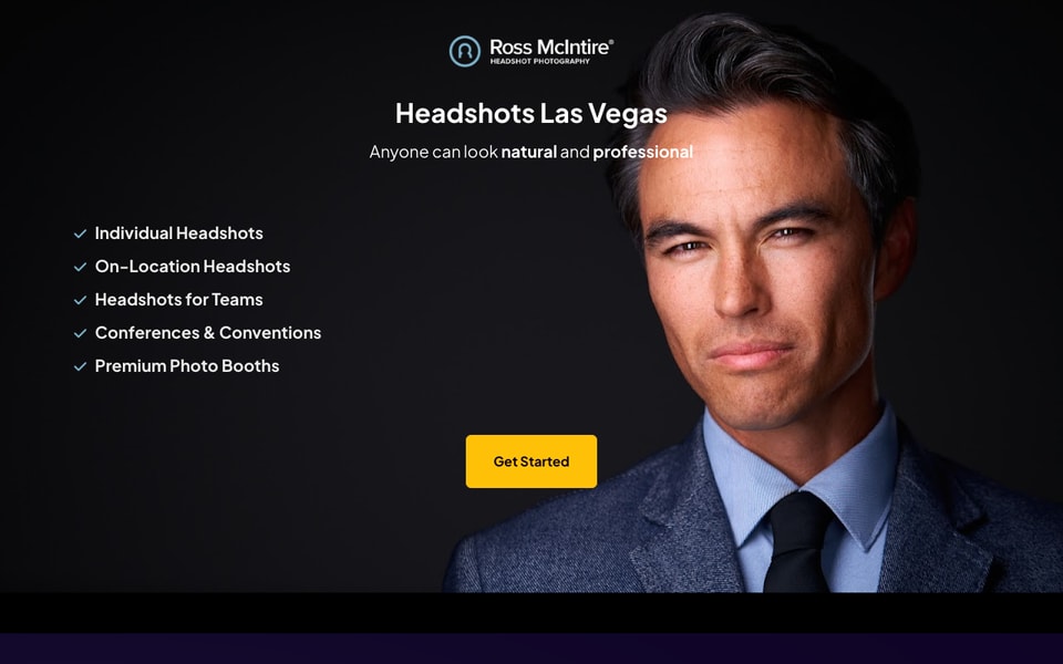Ross McIntire Photography studio preview