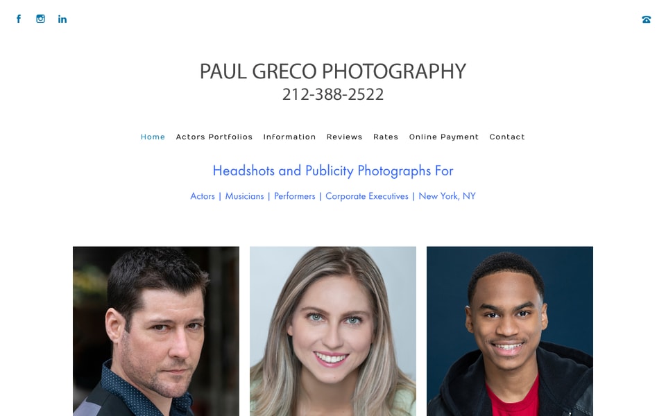 Paul Greco Photography studio preview
