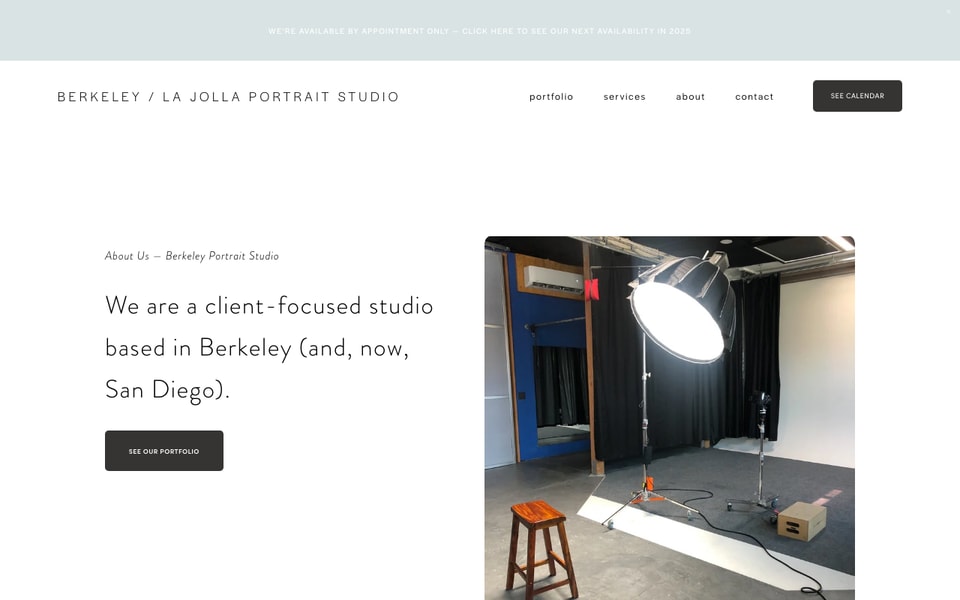 Berkeley Portrait Studio studio preview
