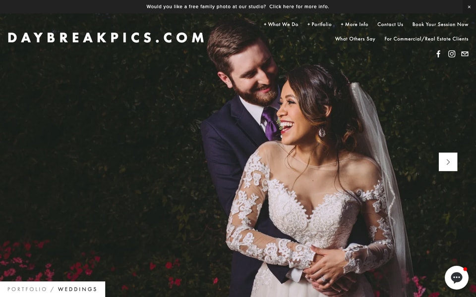 DaybreakPics.com studio preview