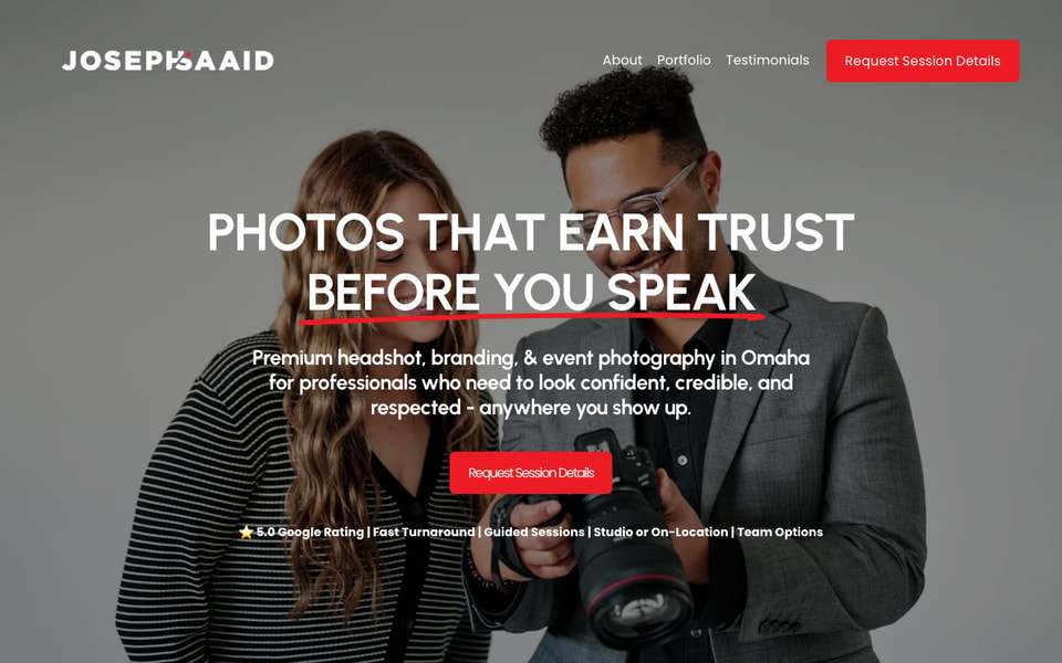 Joseph Saaid Photography studio preview