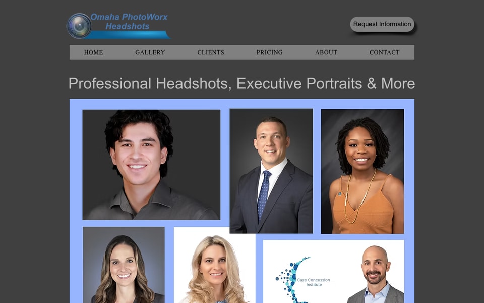Omaha PhotoWorx Headshots studio preview