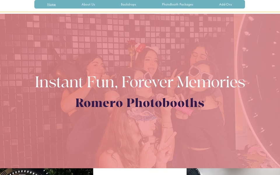 Romero Photo Booths studio preview