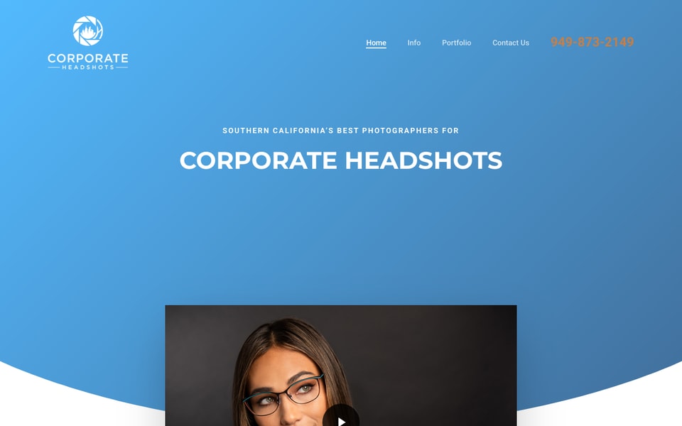 Corporate Headshots studio preview