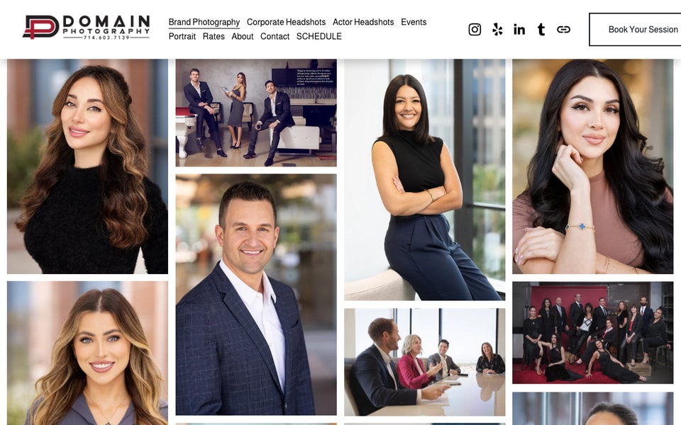 DOMAIN Photography - Headshots - Corporate - Portrait - Event studio preview