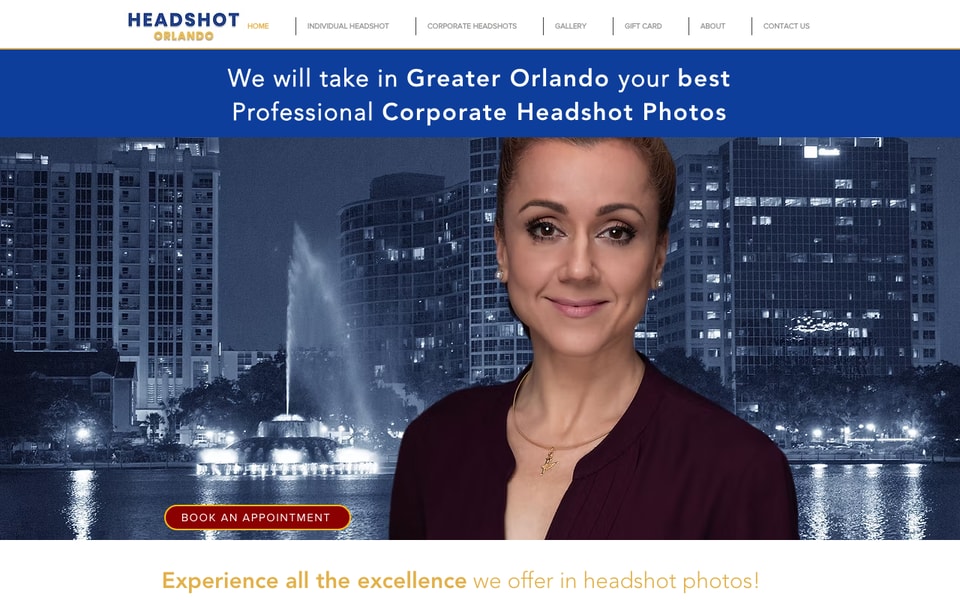 Headshot Orlando studio preview