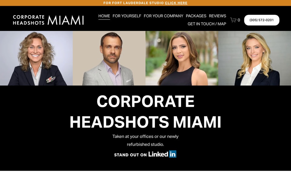 CORPORATE HEADSHOTS MIAMI studio preview