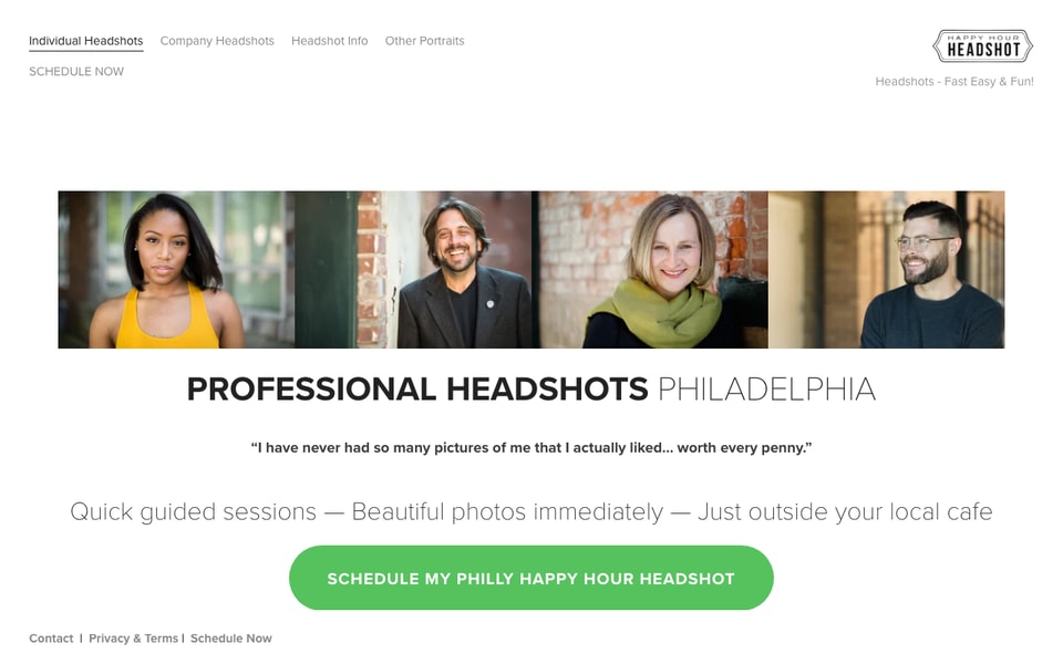 Happy Hour Headshot Philadelphia studio preview