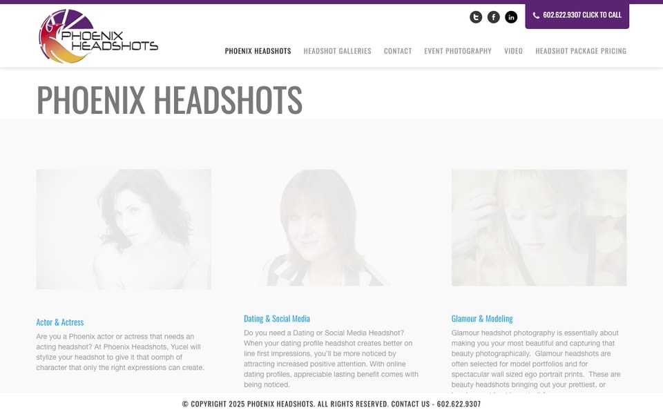 Phoenix Headshots studio preview