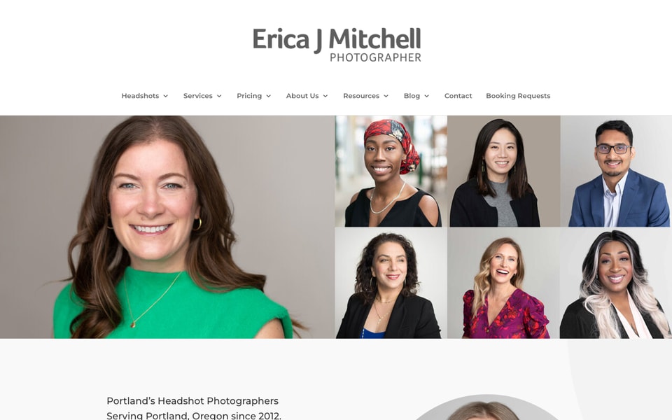 Erica J Mitchell Photographer studio preview