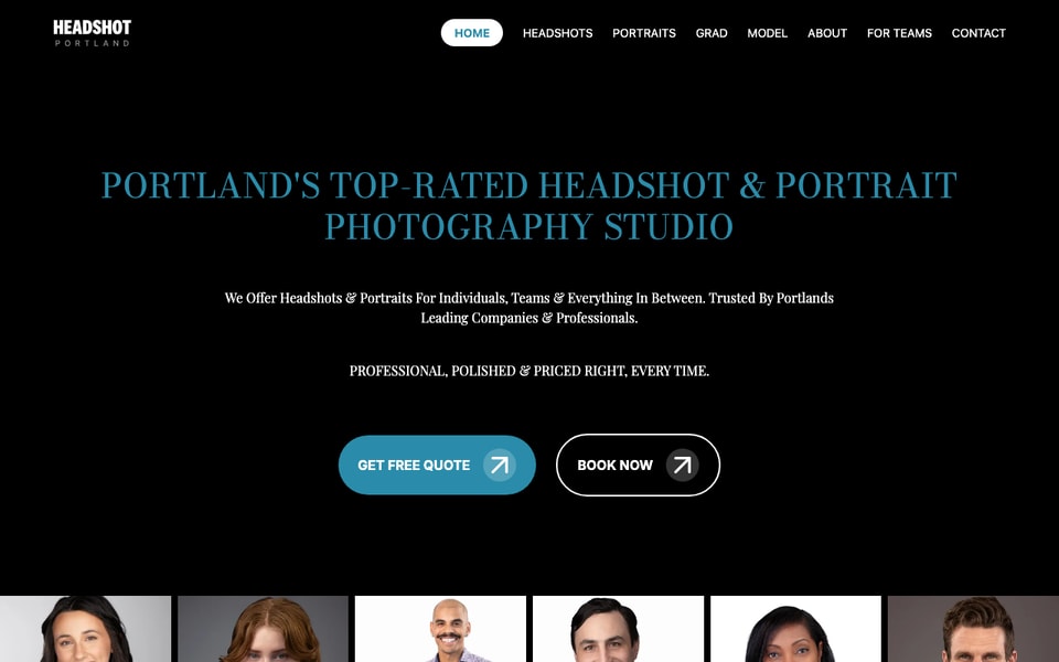 Headshot Portland studio preview