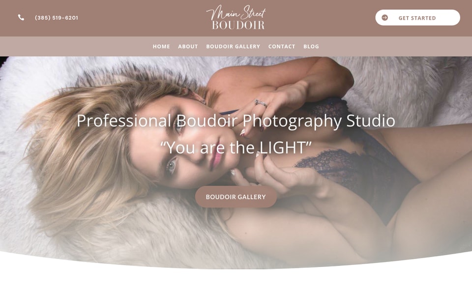 Main Street Boudoir Portrait Studio studio preview