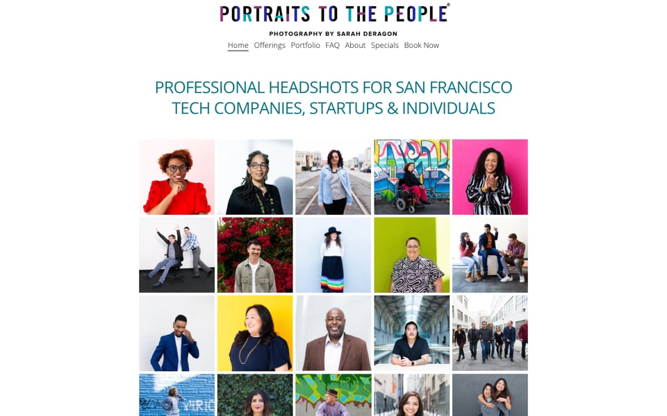 Portraits To The People studio preview