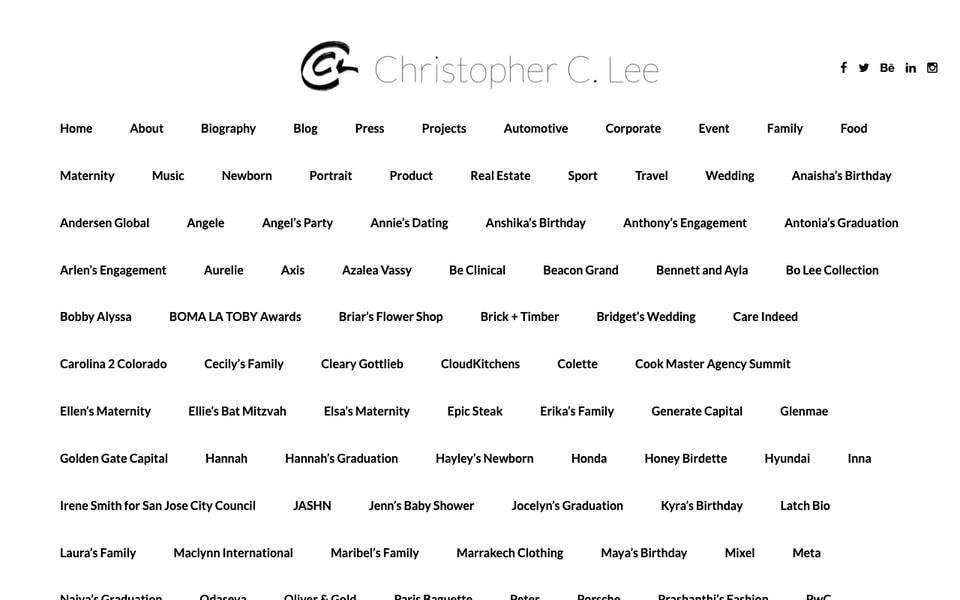Christopher C. Lee, Professional Photographer & Cinematographer studio preview