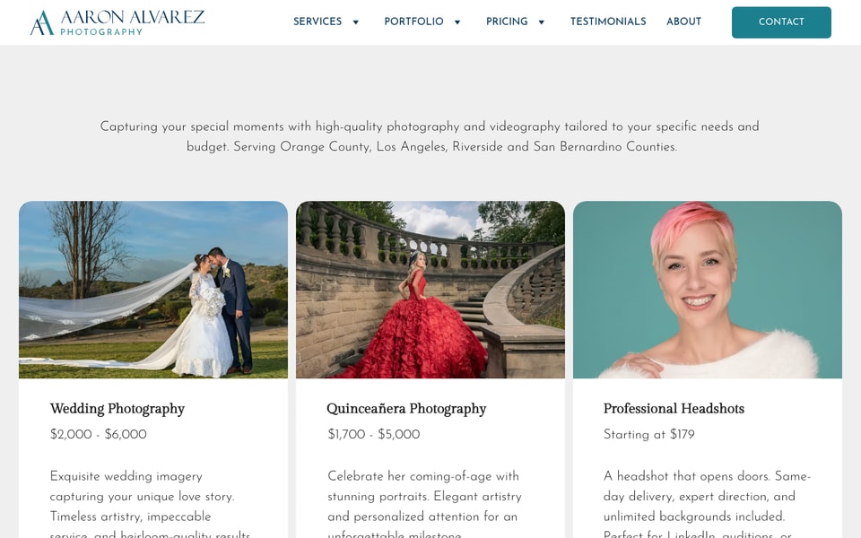 Aaron Alvarez Photography studio preview