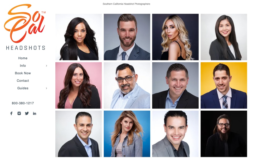 SoCal Headshots studio preview