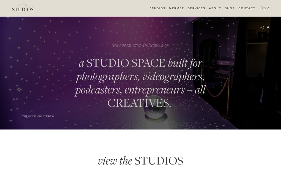 The Good Vibe Studios studio preview