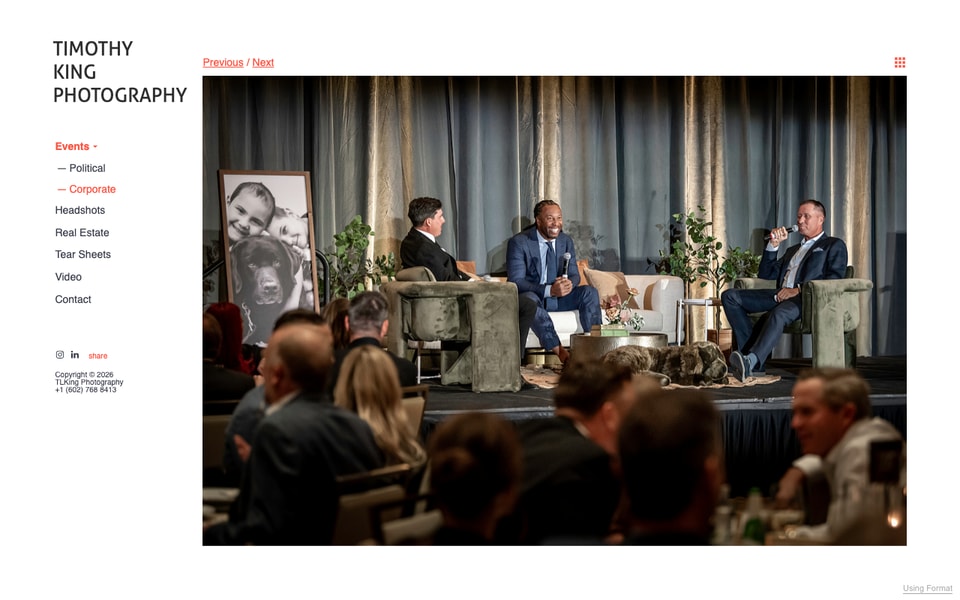 Timothy King Photography - Commercial Corporate Photographer studio preview
