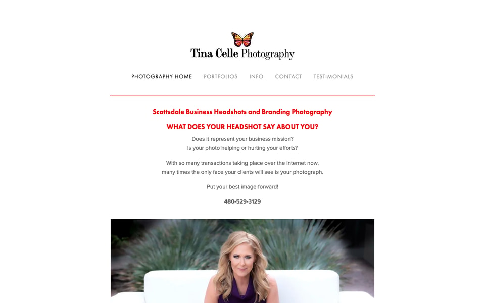 Tina Celle Photography, Scottsdale, AZ studio preview