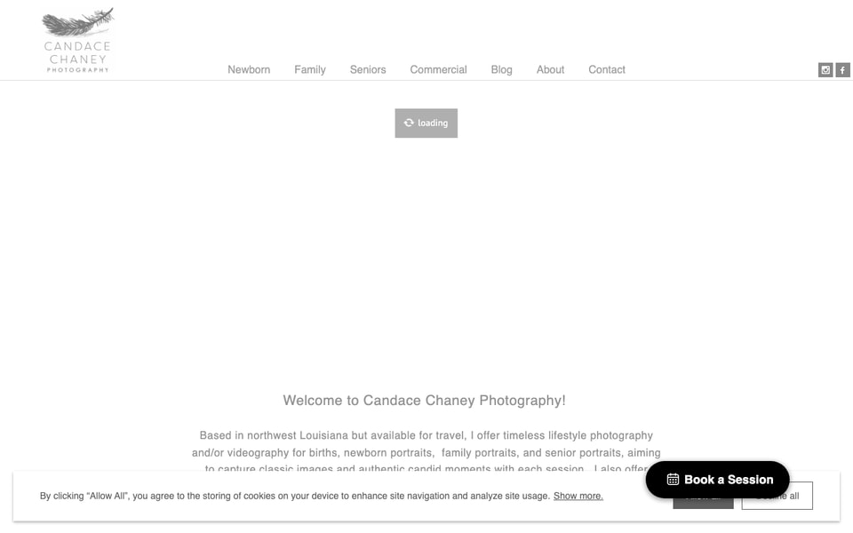 Candace Chaney Photography studio preview