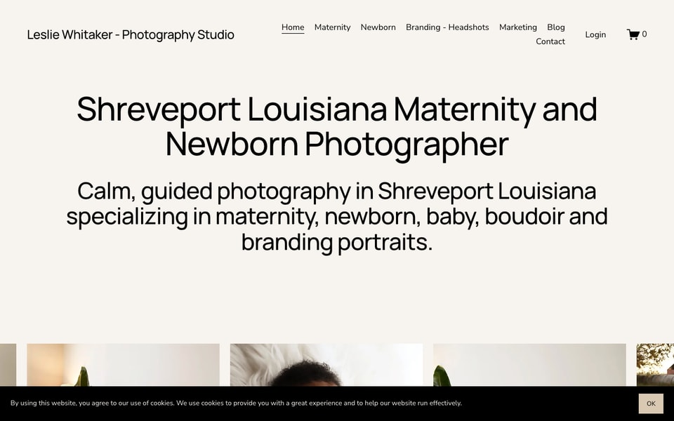 Leslie Whitaker Photography studio preview