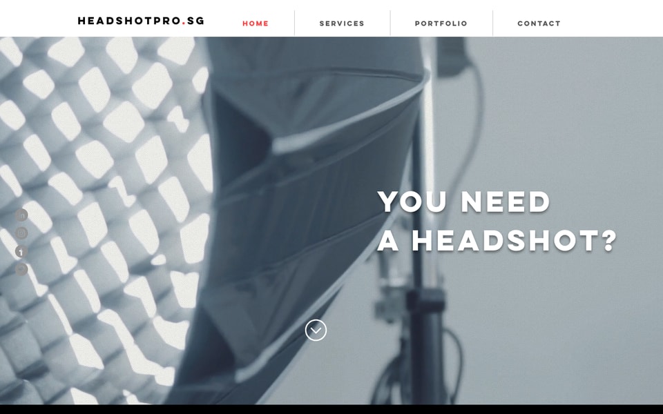 Headshotpro.sg studio preview