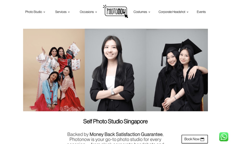 PhotoNow Photo Studio | Regular & large studio rooms | Money back satisfaction guarantee studio preview