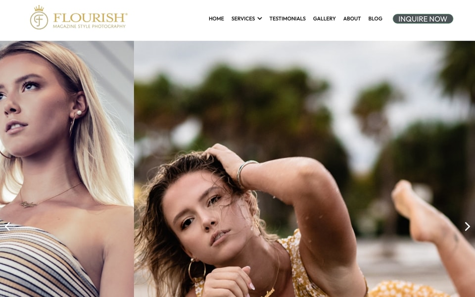 Flourish . Magazine Style Photography studio preview