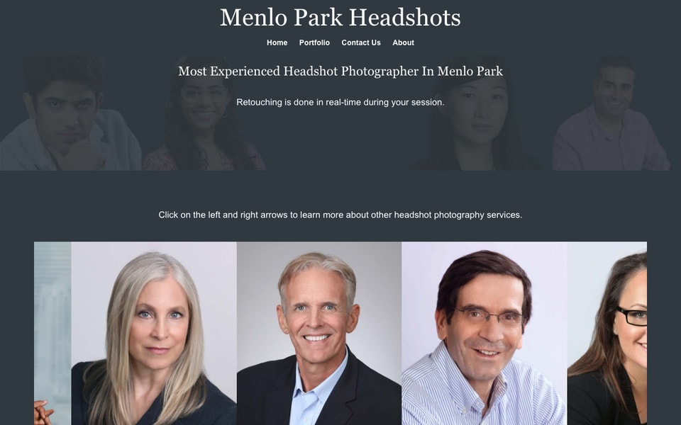 Menlo Park Headshots studio preview