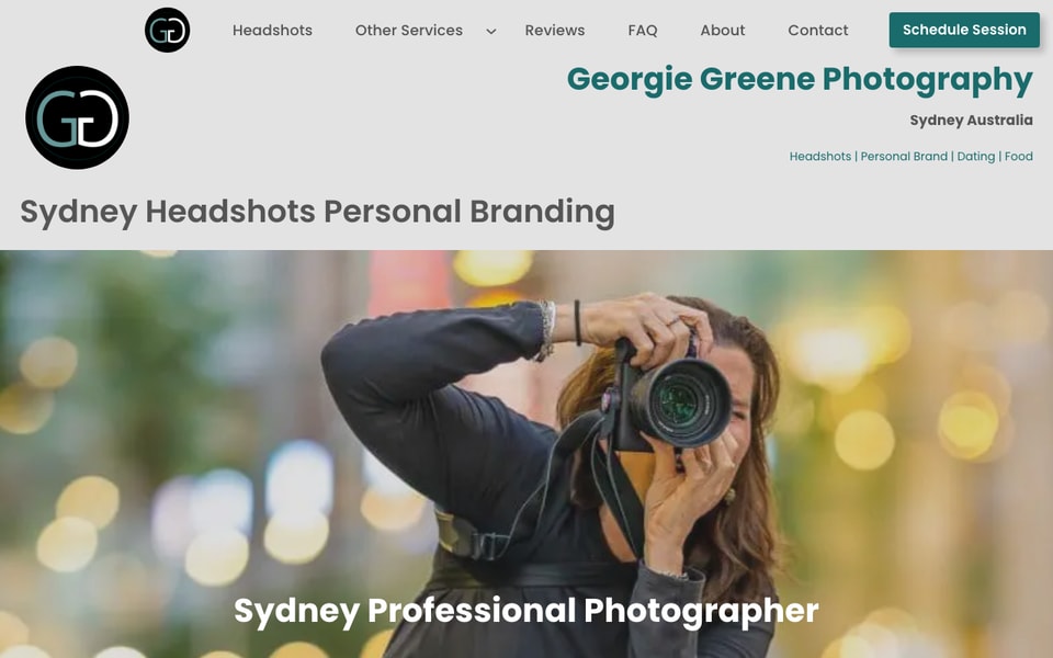 Georgie Greene Photography studio preview