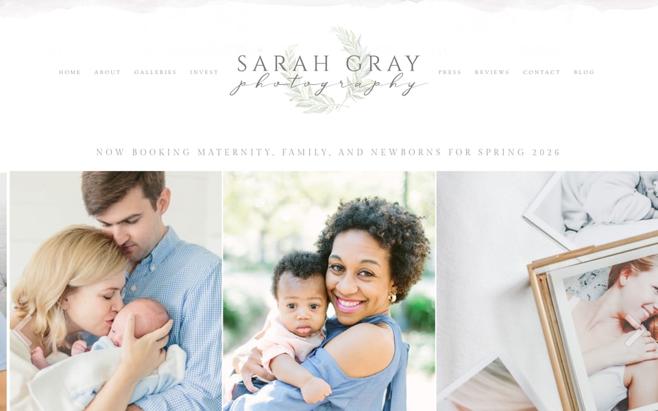 Sarah Gray Photography studio preview