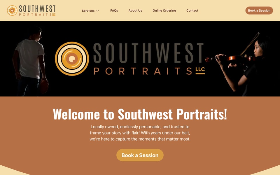 Southwest Portraits studio preview