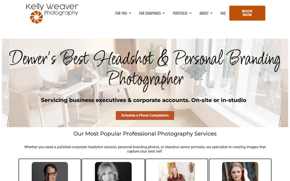Kelly Weaver Photography studio preview