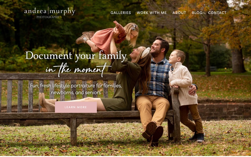 Andrea Murphy Photography studio preview