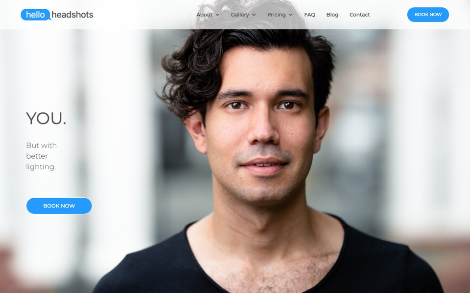 Hello Headshots studio preview