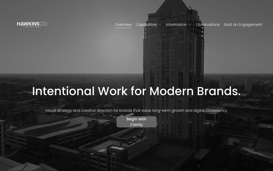 Hawkins Co. | Creative Agency studio preview
