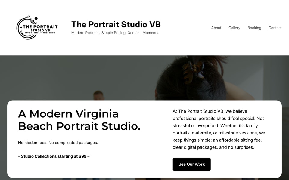 The Portrait Studio VB studio preview