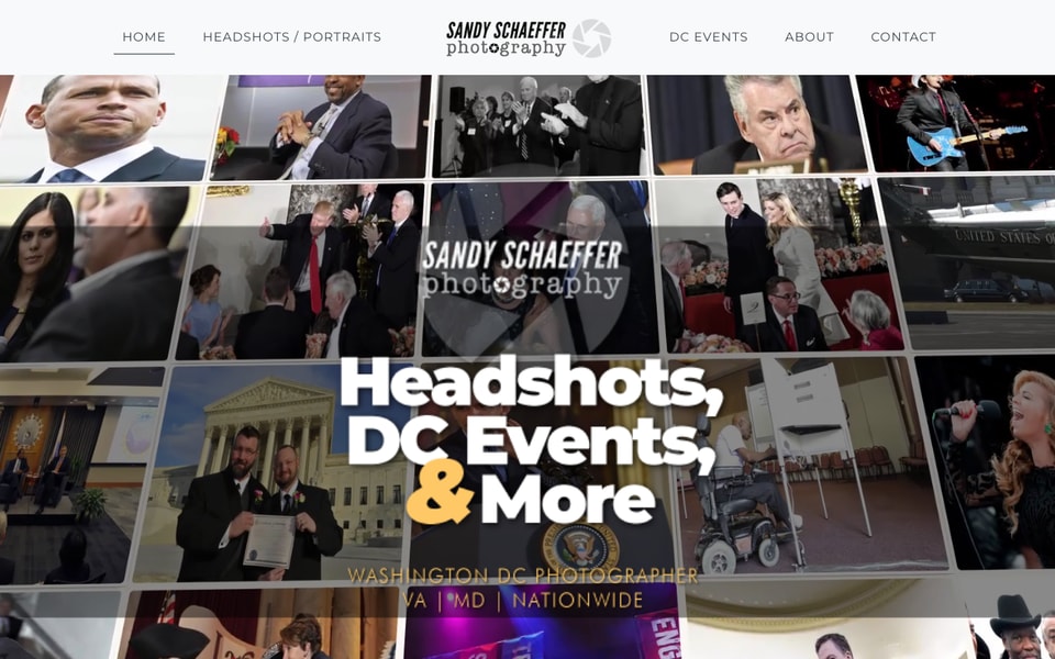 Sandy Schaeffer Photography - Washington DC Photographer Headshots, DC Events & More. studio preview