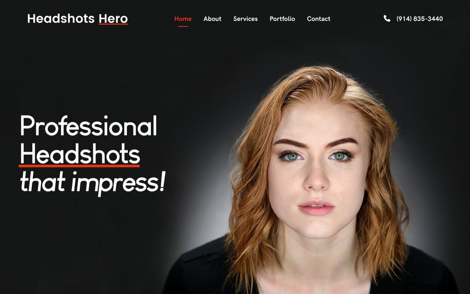 Headshots Hero studio preview